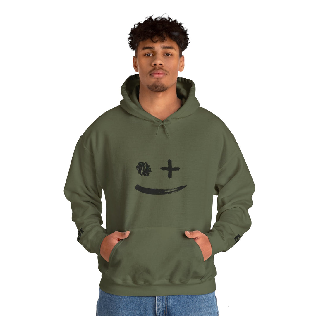 Smile More Heavy Blend Hoodie Sweatshirt